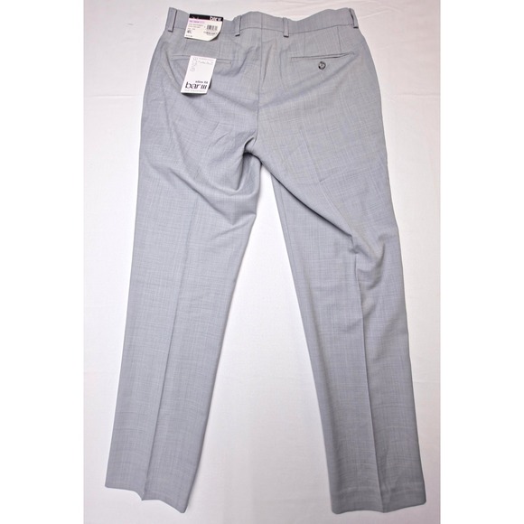 bar III 2 Piece Suit Mens 40S Pants 32x30 Light Grey Wool Blend Business Casual - Picture 13 of 16